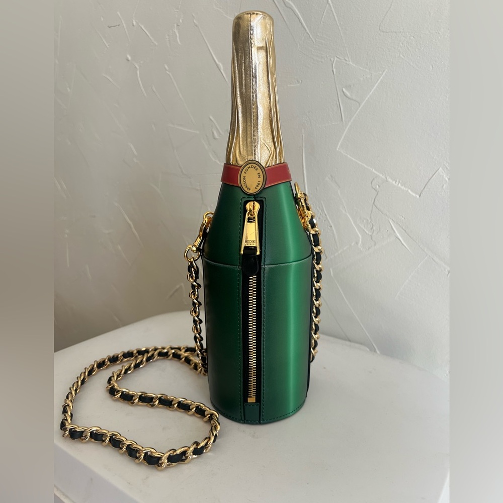 Moschino Champagne Bag Moschino Italy Trompe l'oeil - Picture 4 of 8